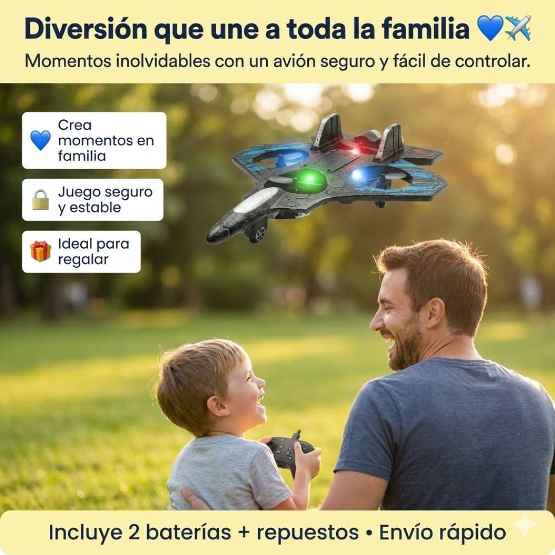 Avión RC Premium™ 25cm – Vuelo Estable y Acrobático - Image 3