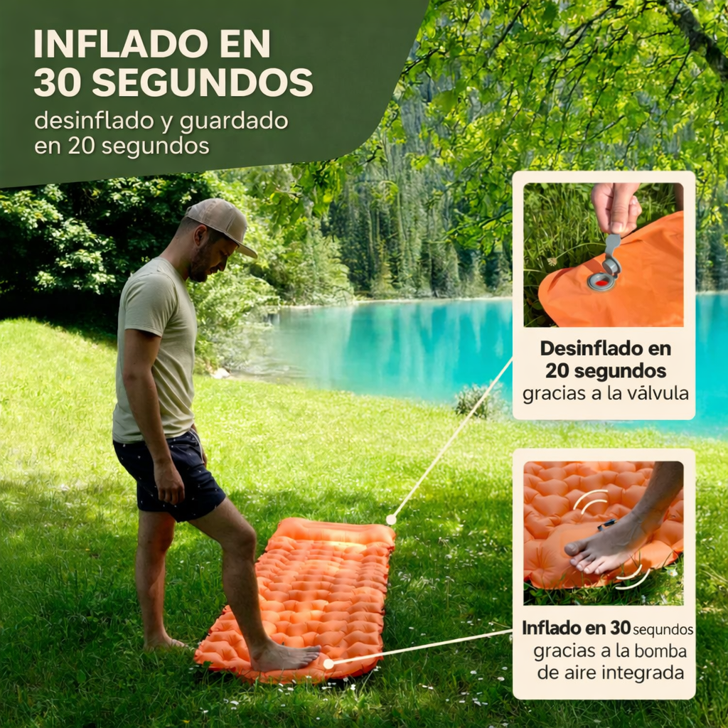 Ultraleichte & kompakte Isomatte - perfekt für unterwegs - Image 2