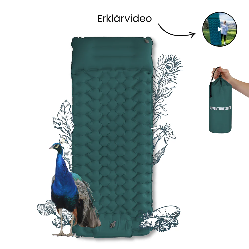 Ultraleichte & kompakte Isomatte - perfekt für unterwegs